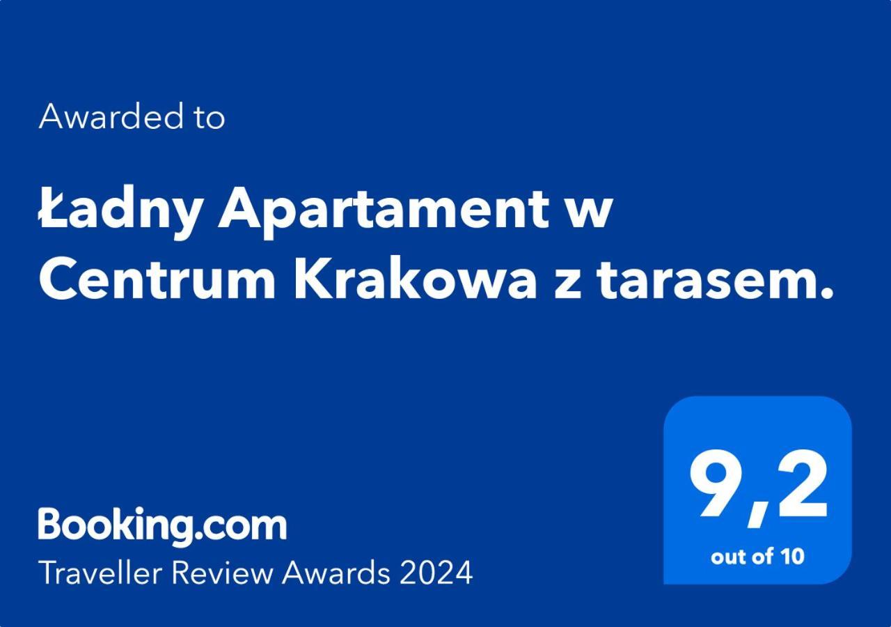 Ladny Apartament W Centrum Krakowa Z Tarasem. Εξωτερικό φωτογραφία